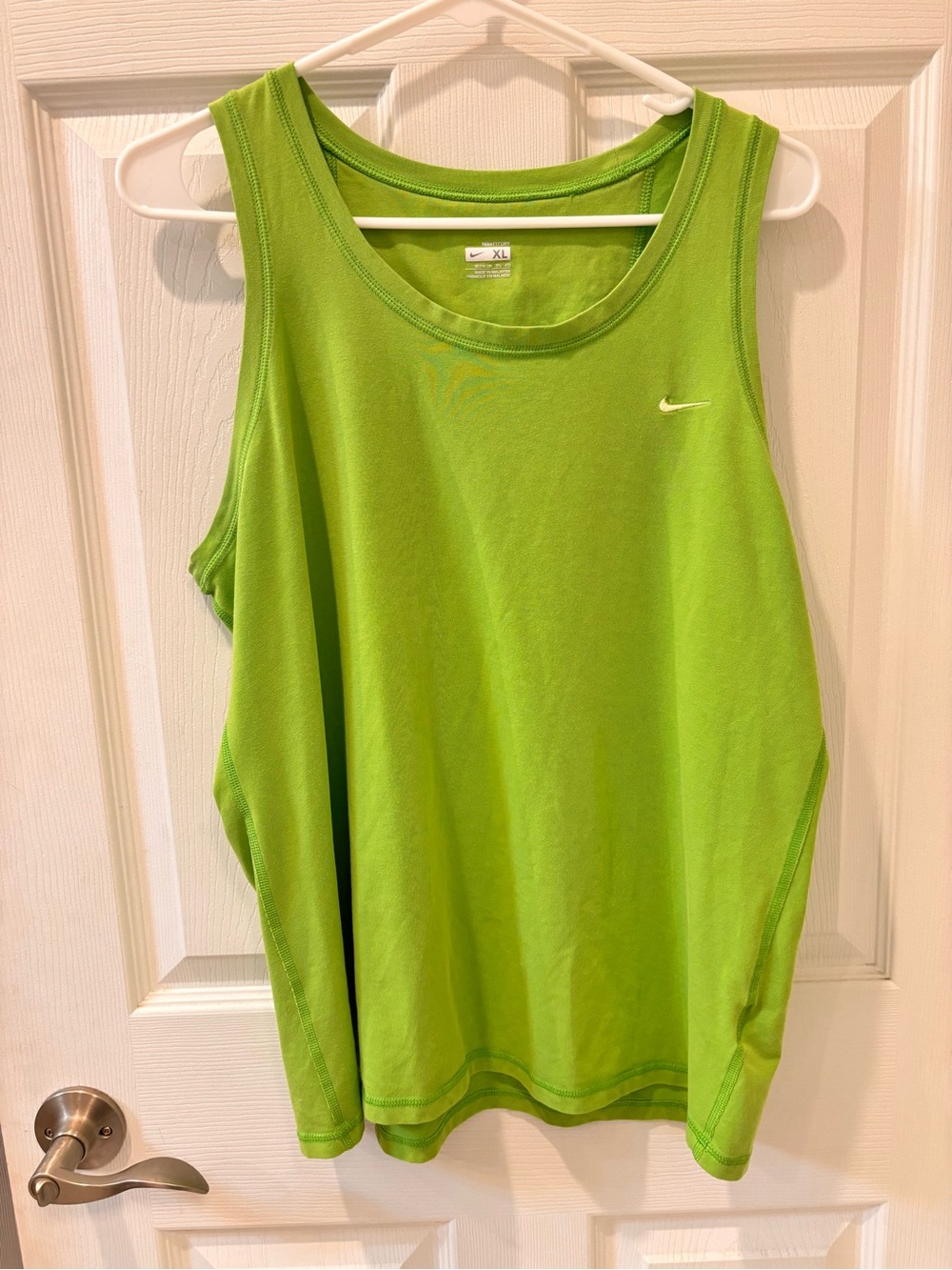Nike  Lime Green Performance Tank Top